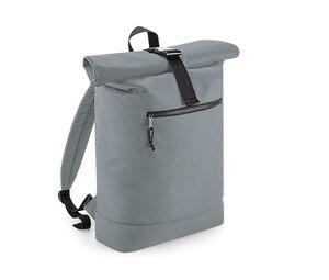 Bag Base BG286 - Mochila con cierre enrollable hecha de material reciclado Gris puro