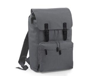 Bag Base BG613 - Mochila Vintage laptop Graphite Grey / Black