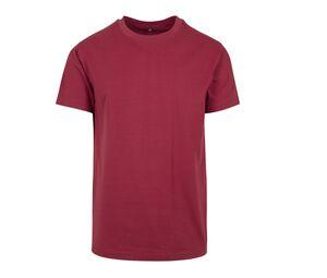 Build Your Brand BY004 - Camiseta cuello redondo BY004 Burgundy