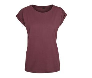 Build Your Brand BY021 - Camiseta mujer BY021 Burgundy
