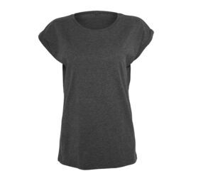 Build Your Brand BY021 - Camiseta mujer BY021 Charcoal