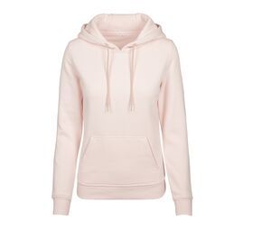 Build Your Brand BY026 - Sudadera con capucha para mujer BY026 Rosa