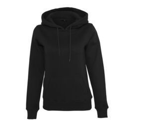 Build Your Brand BY026 - Sudadera con capucha para mujer BY026 Black