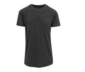 Build Your Brand BY028 - Camiseta larga BY028 Charcoal