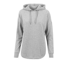 Build Your Brand BY037 - Sudadera extragrande para mujer BY037 Gris