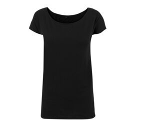 Build Your Brand BY039 - Camiseta cuello redondo mujer BY039 Black