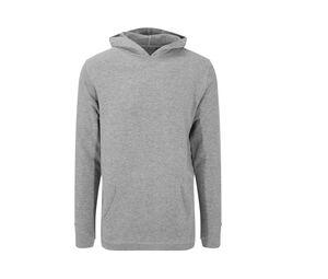 ECOLOGIE EA041 - Sudadera con capucha de algodón orgánico. EA041 Gris mezcla