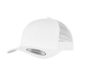 Flexfit FX6606 - Gorra de camionero FX6606 con visera curva FlexFit White