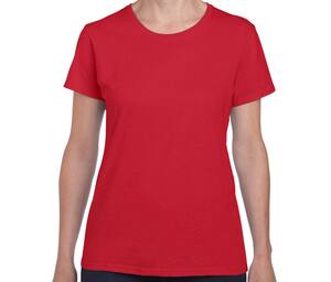 Gildan GN182 - 
Camiseta 180 cuello redondo mujer Rojo