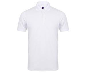 Henbury HY460 - Polo de poliéster para hombres HY460 White