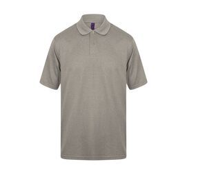 Henbury HY475 - Camiseta Polo Coolplus® Gris mezcla