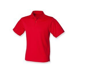 Henbury HY475 - Camiseta Polo Coolplus® Classic Red / Classic Red