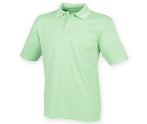 Henbury HY475 - Camiseta Polo Coolplus® Lime Green