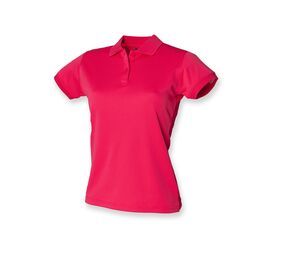 Henbury HY476 - Polo mujer transpirable Bright Pink