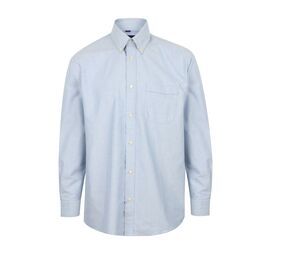 Henbury HY510 - Camisa manga larga classic Oxford Piscina Azul