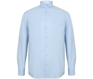 Henbury HY532 - Camisa de manga larga HY532 Azul claro