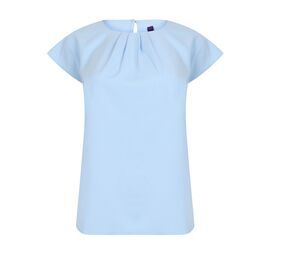 Henbury HY597 - Blusa de mujer HY597 Azul claro