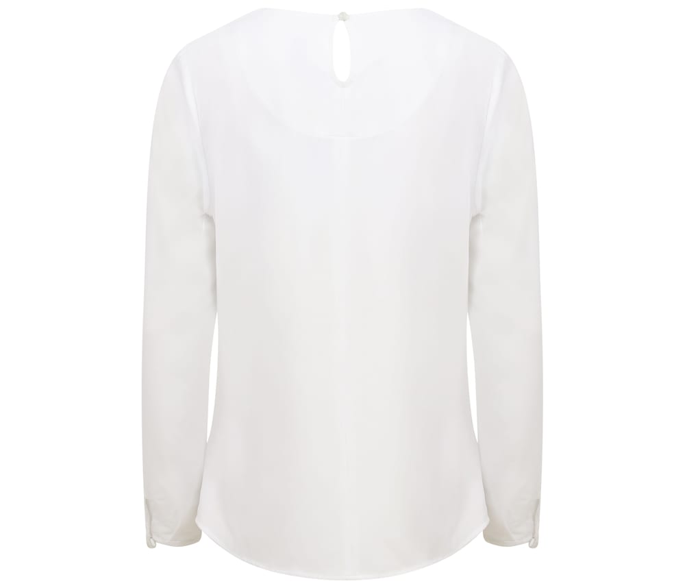 Henbury HY598 - Blusa de manga larga para mujer HY598