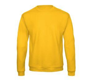 B&C ID202 - Camiseta Manga Larga Sweat 50/50 Amarillo