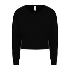 AWDIS JH035 - Suéter corto mujer Negro profundo