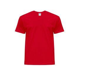 JHK JK145 - Camiseta 150 de cuello redondo Rojo