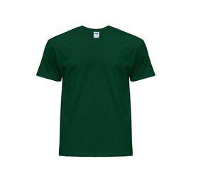JHK JK155 - Camiseta de cuello redondo hombre 155 Verde botella