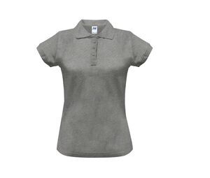 JHK JK211 - Polo piqué mujer 200 Gris mezcla