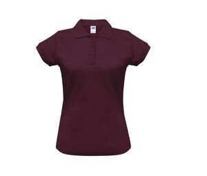 JHK JK211 - Polo piqué mujer 200 Burgundy