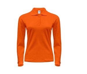 JHK JK216 - Polo de manga larga para mujer 200 Naranja