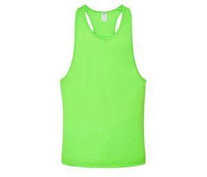 JHK JK420 - Camiseta de playa unisex JK400 Lime Fluor