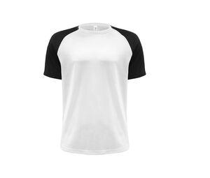JHK JK905 - 
Camiseta deportiva de beisbol Blanco / Negro