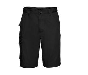 RUSSELL JZ002 - Pantalon corto de trabajo Black