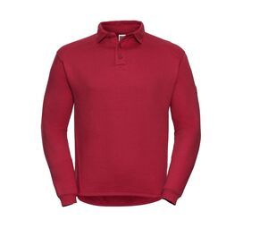 Russell JZ012 - Sudadera Heavy Duty collar para hombre Classic Red