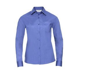 Russell Collection JZ34F - Camisa PopelÍn Para Mujer