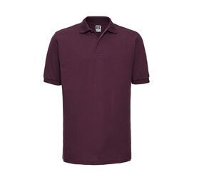 Russell JZ599 - Polo Mangas Cortas Hombre Burgundy