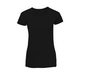 Russell JZ65F - Camiseta de manga corta para mujer HD Black