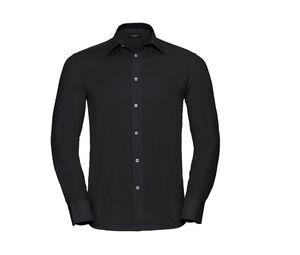 Russell Collection JZ922 - Camisa manga larga Oxford para hombre