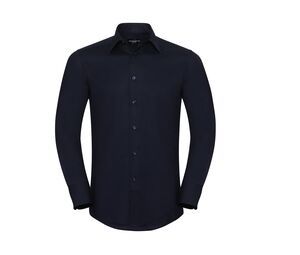 Russell Collection JZ922 - Camisa manga larga Oxford para hombre