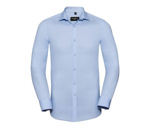 Russell Collection JZ960 - Camisa Stretch En Lycra® Para Hombre Bright Sky