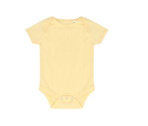Larkwood LW500 - Body Baby Traje Con Manga Corta Amarillo pálido