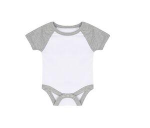 Larkwood LW502 - Body de beisbol LW502 White / Heather Grey