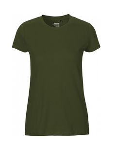 Neutral O81001 - Camiseta ajustada para mujer O81001 Militar