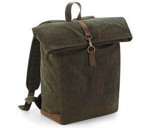 Quadra QD655 - Mochila tradicional de tela de aceite
 Olive Green