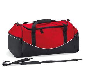 Quadra QD70S - Bolsa de viaje con grandes bolsillos exteriores Classic Red/ Black/ White