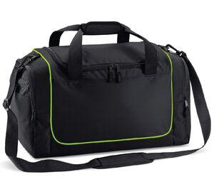 Quadra QD77S - Bolsa de deporte vestuario Teamwear Black/ Lime Green