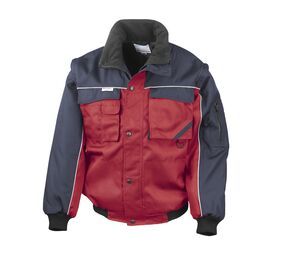 Result RS071 - Chaqueta De Trabajo Pesado Workguard Zip Sleeve Rojo