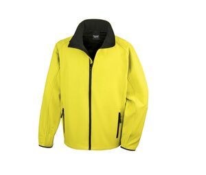 Result RS231 - Chaqueta Soft-Shell Printable Para Hombre Yellow / Black