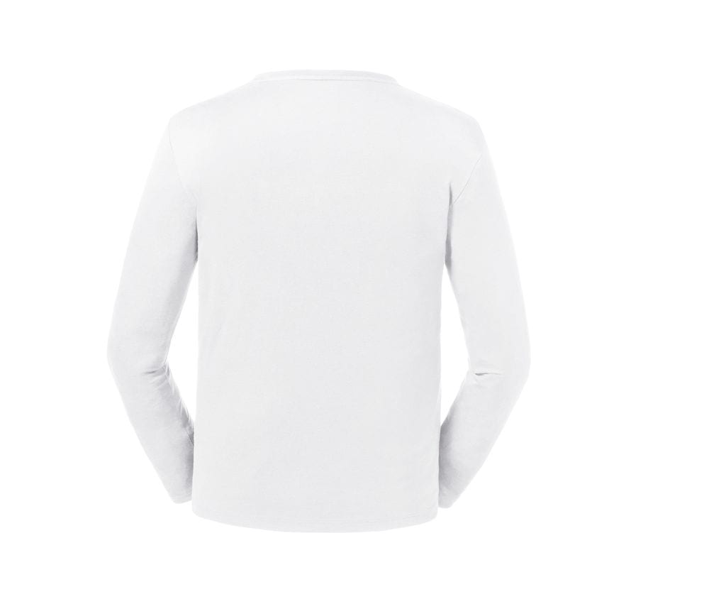 Russell RU100M - Camiseta de manga larga orgánica para hombres