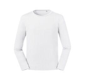 Russell RU100M - Camiseta de manga larga orgánica para hombres White