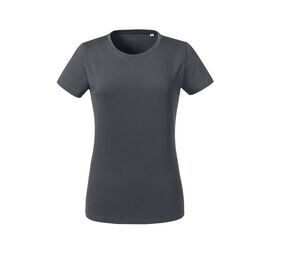 Russell RU118F - Camiseta de peso pesado orgánico para mujeres
